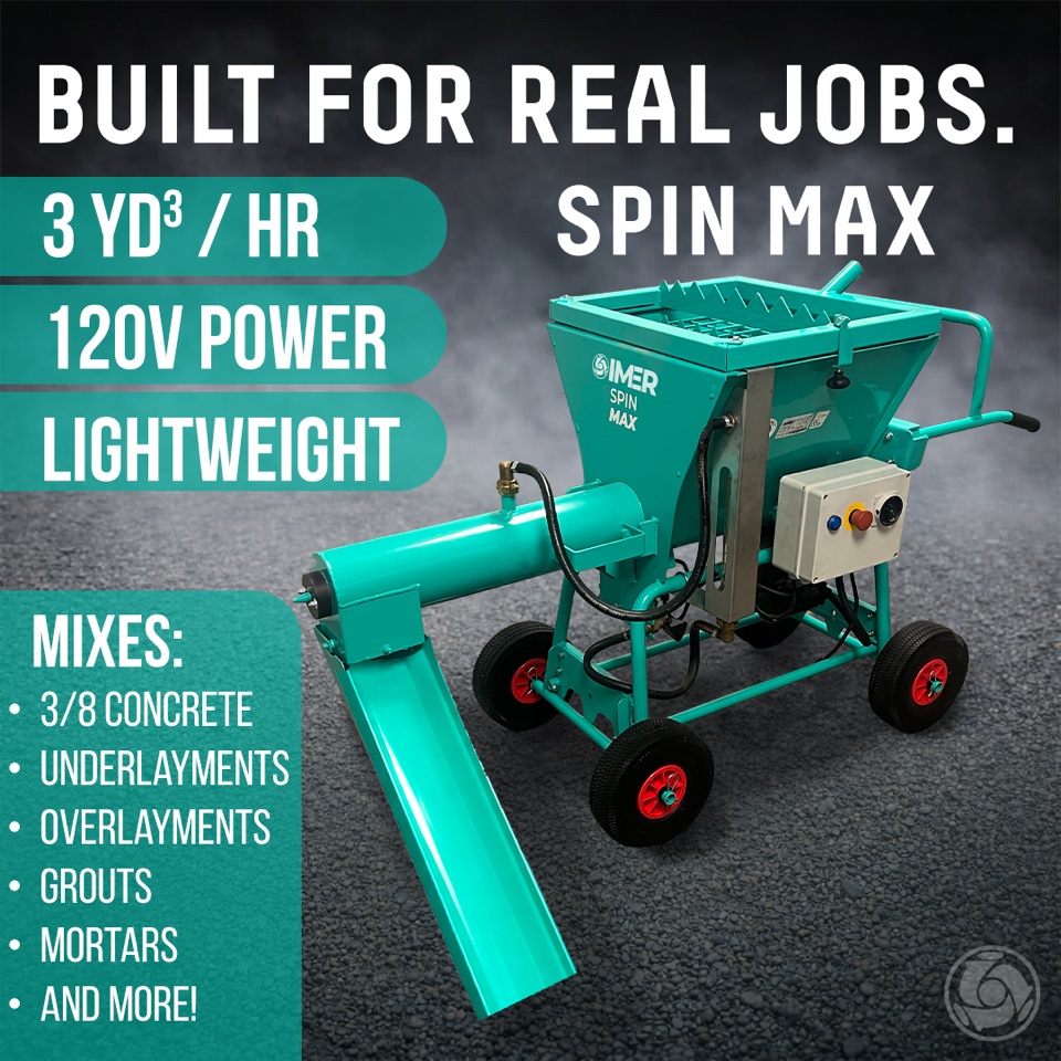 IMER Spin Max Continuous Mixer