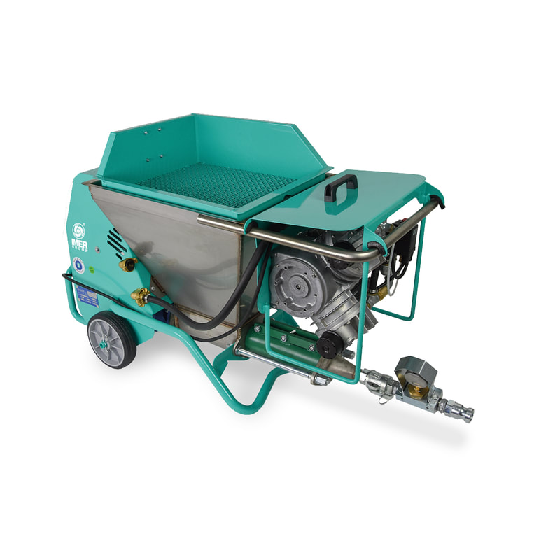 Mighty Small 50 Rotor / Stator Pump: Compressor and Vibrating Grate