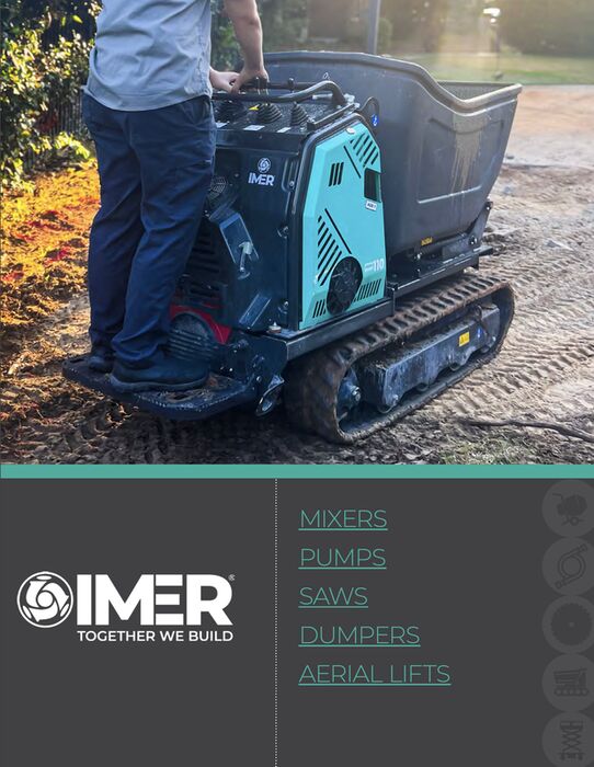 IMER USA 2025 Catalog Cover