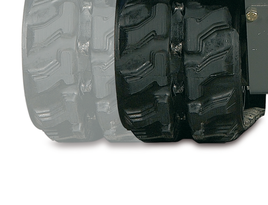 Tracks Expand for Added Stability When Moving