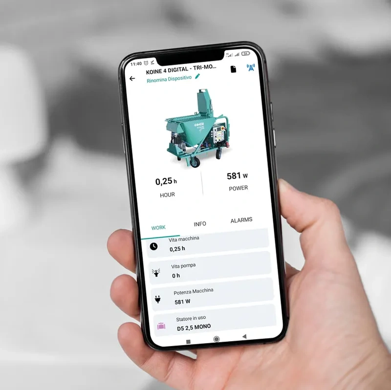 Koine Dual Continuous Mixer / Pump: Bluetooth App