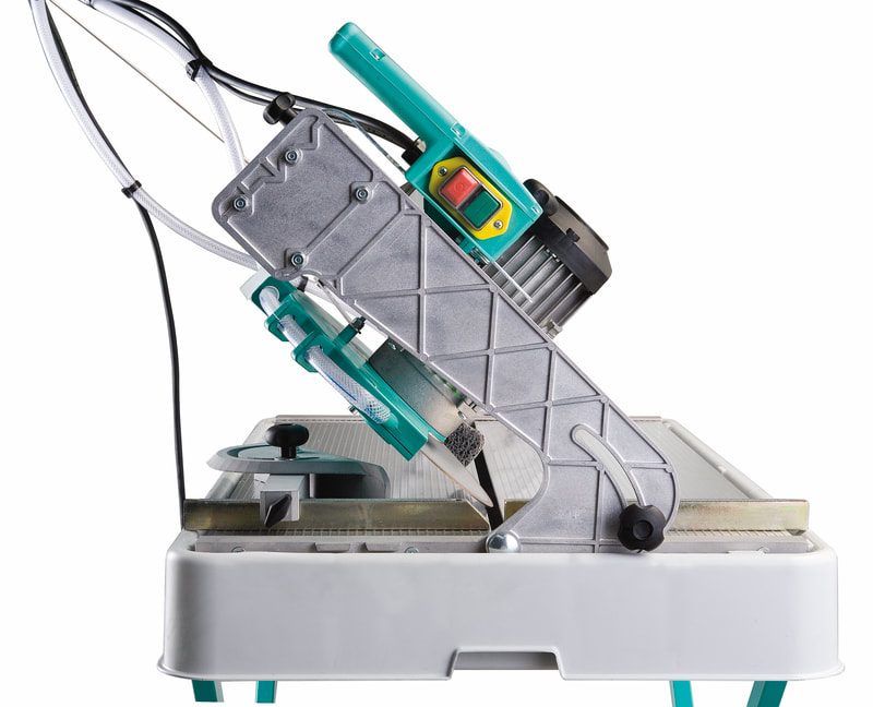 Combicut 250 Overhead Rail Saw: Miter Tilt