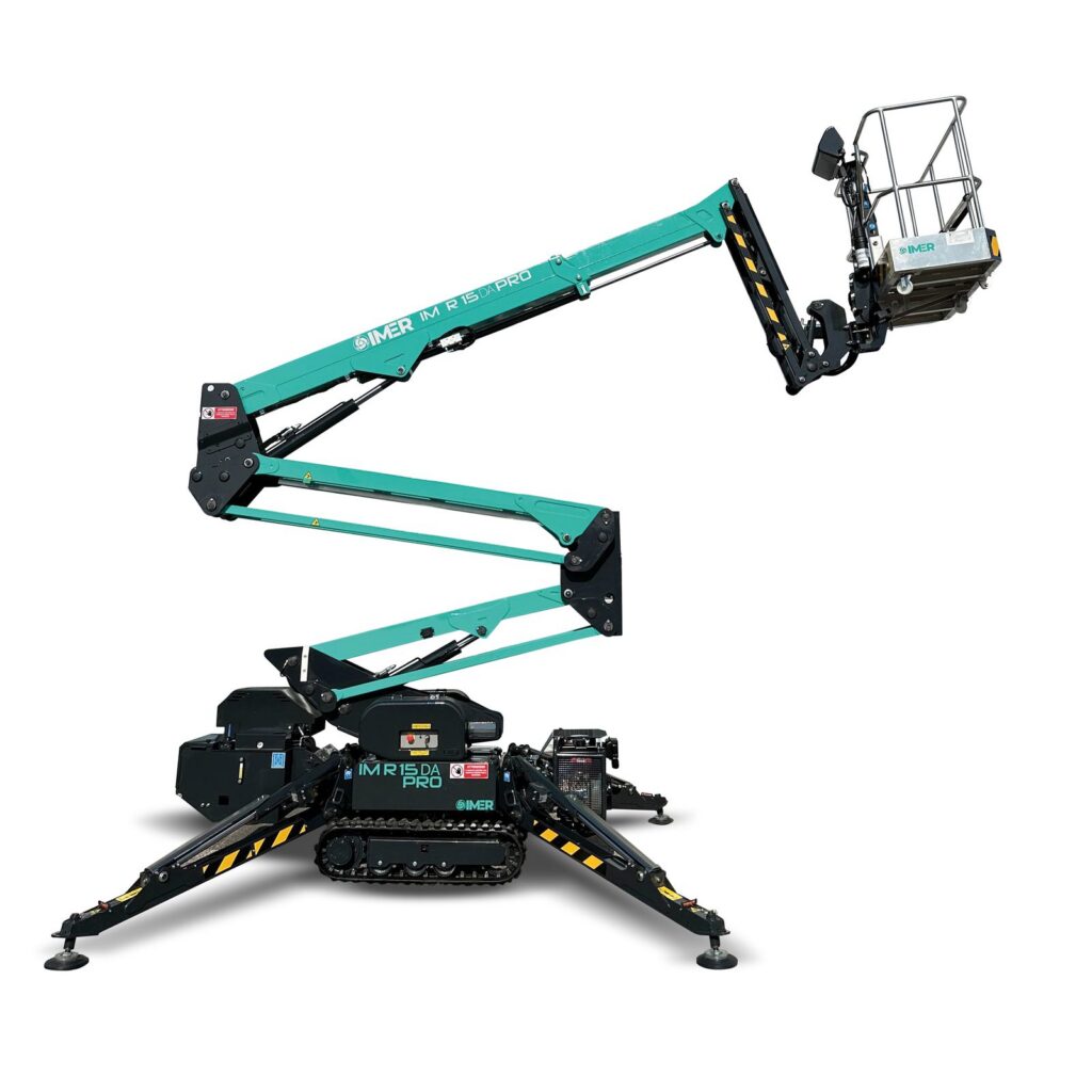 IM R 49 / 15 DA Pro at full working height on a white background