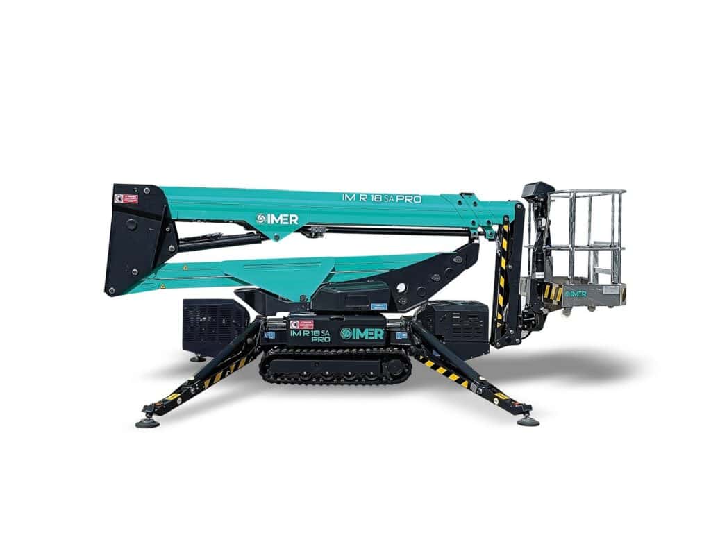 IM R 57 / 18 SA Pro stowed for transport